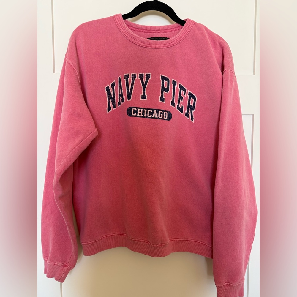 Navy Pier Chicago Pink heavyweight medium